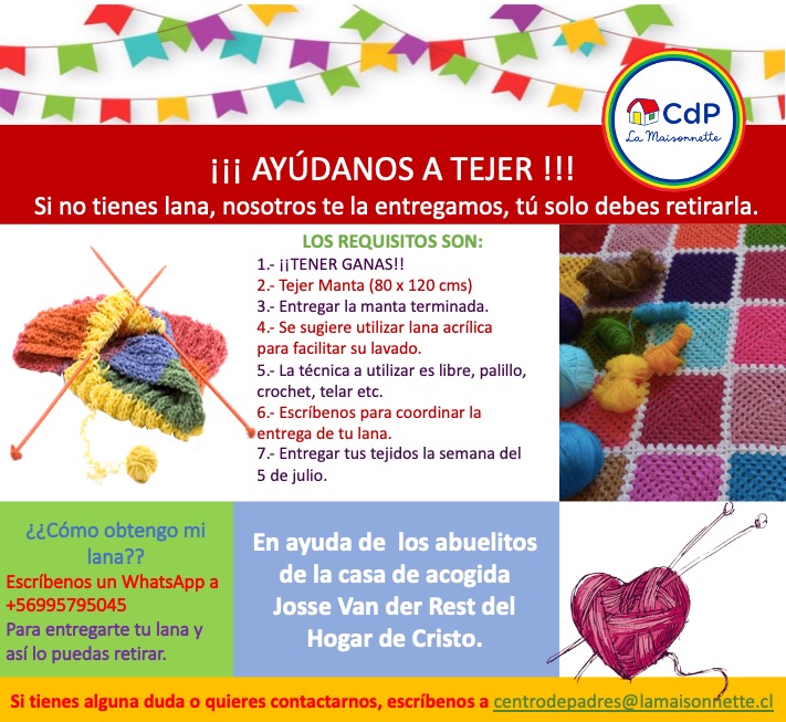 Ayudanos a tejer